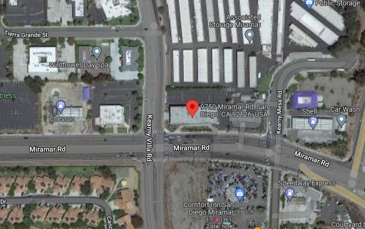 9750 Miramar Rd,San Diego,CA,92126,US San Diego,CA